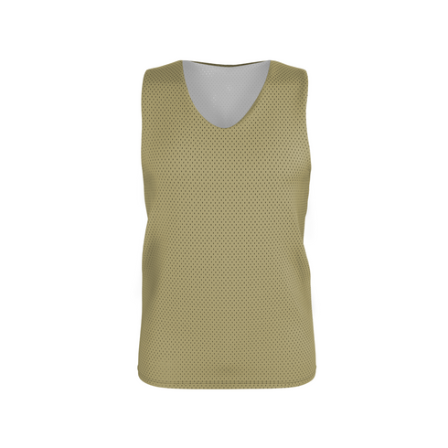 Badger Sport Youth Reversible Mesh Tank (A00118-032803), Color 'Vegas Gold/White'